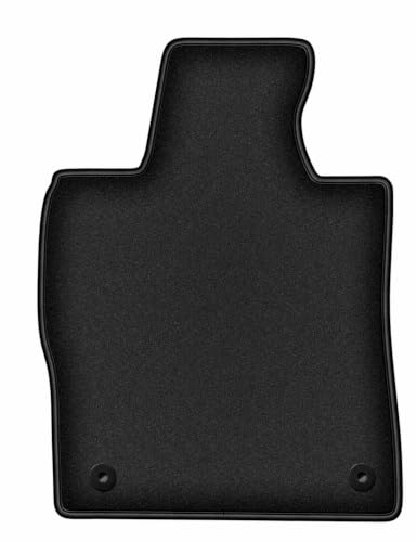 Tapis conducteur Peugeot 308 III en velours noir Durban auto