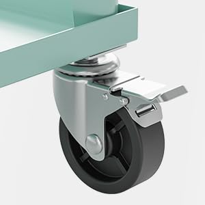 Bonnlo Glacière à roulettes 76 L Frigo de Jardin ou Camping avec Bouchon de Décapsuler l'Ouvre-Bouteille et l'Attrappe-Capsule Chariot Frigorifique pour Patio Jardin Terrasse Vert Menthe