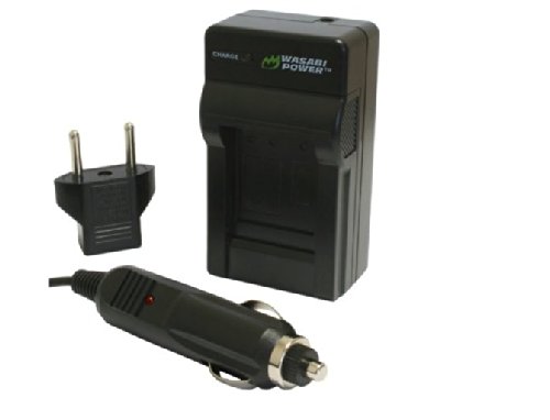 Wasabi Power Battery Replacement Charger and Car Adapter for Panasonic Lumix DMC-L10, DMC-G1, DMC-G10, DMC-G2, DMC-GF1, DMC-GH1 Batteries