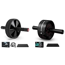 Vinsguir Ab Roller with Knee Pad + Ab roller Wheel 3-in-1 Kit Set
