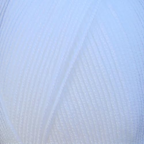 Image of Baby Dream Soft Yarn - 100% Acrylic, Premium Anti-Pilling, 3.5 oz (100g), 273 yds - Soft Yarn for Crochet and Knitting Projects (White)