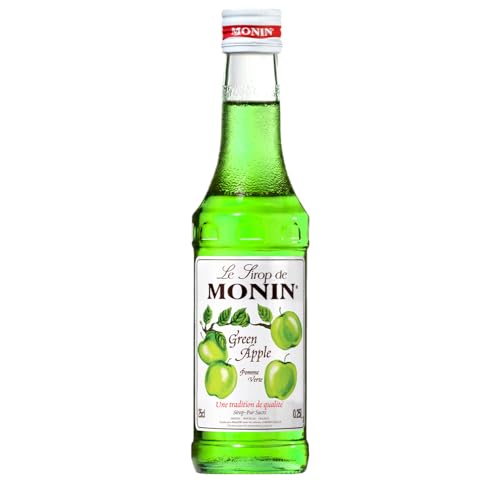 Image of Monin Green Apple Syrup|Cocktails and Mocktails |Pack of 1 (250 ml)