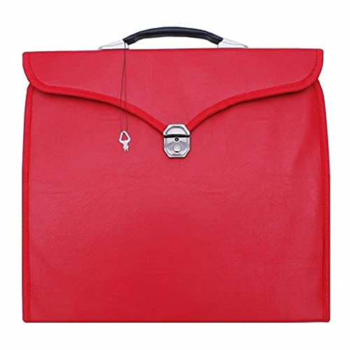 Master Mason Blue Lodge Leather Provincial Apron Case - Multiple Colors & Sizes3