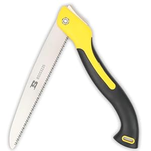 B BOSI TOOLS opvouwbare zaag, SK5, 10 inch, voor kamperen, snoeien, trimmen, tuinieren, jagen en houtbewerking