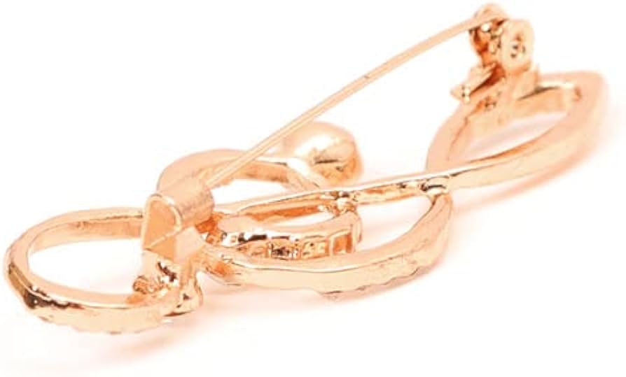 Amazon.co.jp: 音符ブローチ pmyxd94 ブローチ Eタイプ×ピンク