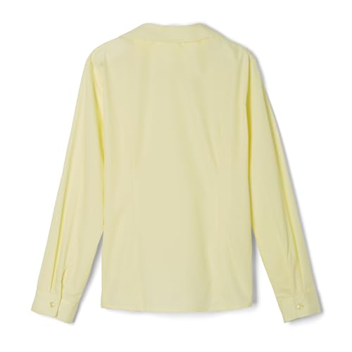 Image of French Toast Girls' Long Sleeve Woven Shirt with Peter Pan Collar