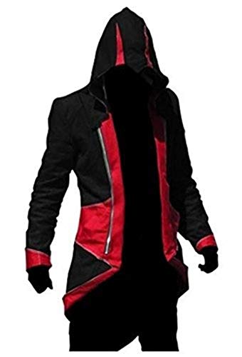 BuyChic Men's Cosplay Costume Jacket with Hood Hooded Multi Colors