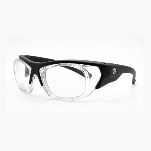 Image of THUNDERSTORM Safety Goggles Eye Protection Anti Pollution Eyewear For Multipurpose Use In Riding Motorcycle Cycling Scratch Resistant UV Protected Safety Glasses for Men & Women (Matte Black Frame)