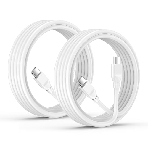 for iPhone 17e 16e Fast Charger Cord 10FT 2 Pack 60W Extra Long 10 FT USB C to USB C Super Fast Charging Cable Android Power Cords for iPhone 17 Pro Max Air 17 Pro 16 Pro Max 16 Plus 16 Pro 15 MacBook