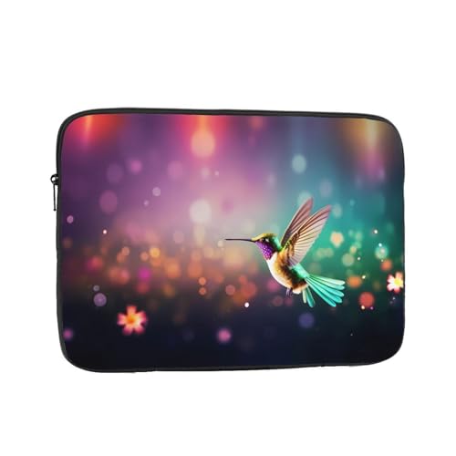 Flying Hummingbird Laptop Sleeve Case 17 Inch Suitable For Notebook Computer Tablet Traveling Carrying Simple Case