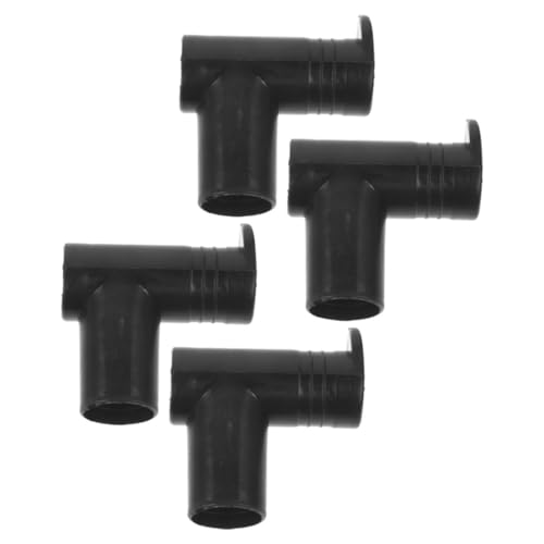 Garneck 4 Piezas Conectores para Perchero Ángulo Recto de Repuestos para Secadora de Ropa Montaje Sin Herramientas Plástico Resistente para Hogar y Dormitorio