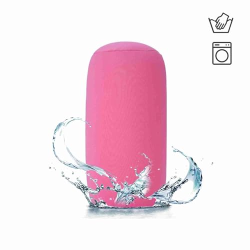 Almohada tubular de microperlas para viaje 35 cm miniatura 6