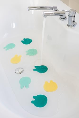 Quut - Gripi Qualle - rutschfeste Badebegleiter - Badematte für Kinder - flexibel - einfach anzubringen und zu reinigen