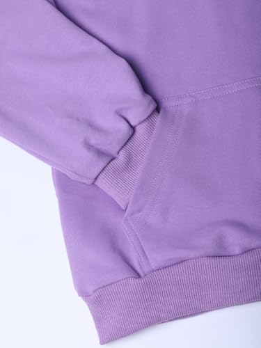 Image of WELAKEN Cotton Hoodie Sweatshirt for Girls Kids & Teens Long Sleeve Pullover with Kangaroo Pocket