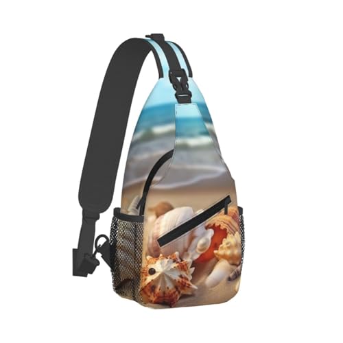 Sling Bag Negro para Hombre y Mujer, Mochila Urbana miniatura 7