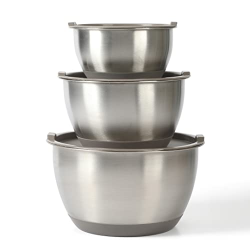 Martha-Stewart-Rhinewell-Mirror-Polish-6-Piece-Stainless-Steel-Mixing-Bowls-with-Lid-and-Non-Slip-Base-Grey Martha Stewart Rhinewell Mirror Polish 6 Piece Stainless Steel Mixing Bowls with Lid and Non Slip Base Grey
