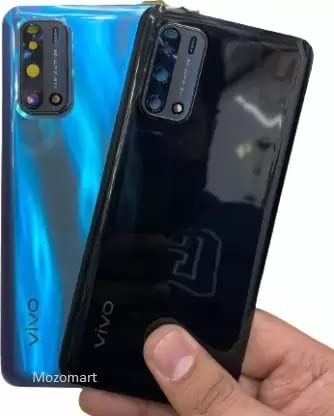 Mozomart Battery Door Back Panel Glass Compatible for Vivo V19 Black-image-30