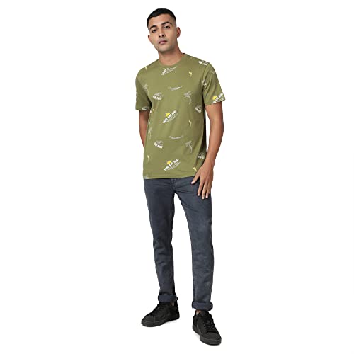 Image of Lee Men's Solid Regular Fit Tshirts