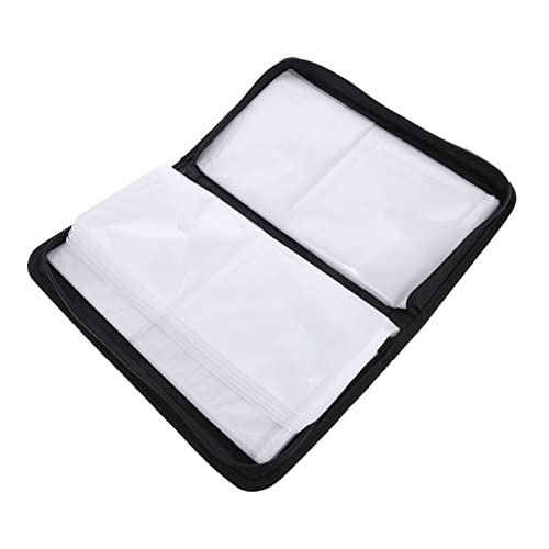 SOLUSTRE Capacity CD Storage Bag Zipper Case for Discs Oxford CD Holder for Home and Travel for Easy Access