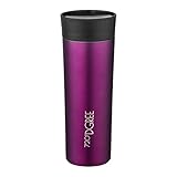 720°DGREE Premium Thermobecher “PleasureToGo” - 450ml, BPA-Frei, Auslaufsicher - Schlanker Edelstahl Kaffeebecher to go, Isolierbecher, Reisebecher Travel Mug mit Deckel - 360°-Trinköffnung - 5h heiß