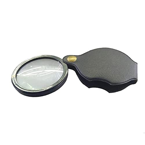 6X/8X/10X Mini kieszonkowa składana lupa biżuteria szkło powiększające HD Eye Glass lupa szklany obiektyw przenośna lupa (rozmiar: 10X)