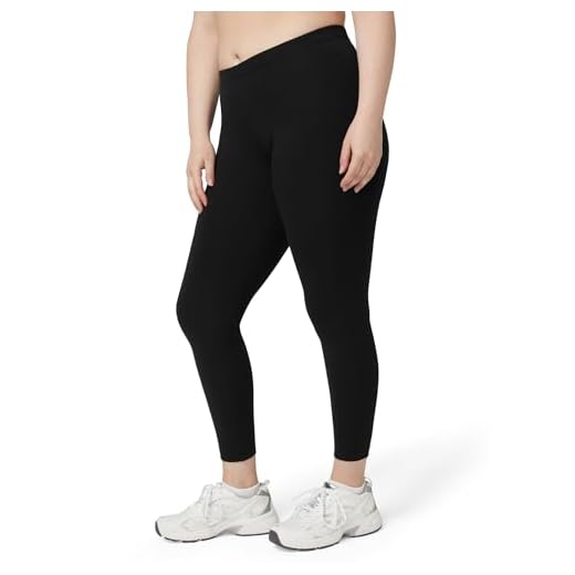 Stretch Cotton Leggings: Comfortable and Versatile Bottoms for Any Occasion | Black Leggings, Leggings with Pockets No Nonsense Women's Cotton Legging, Black, Large