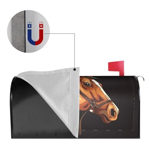 Housse de boîte aux lettres cheval pour rénover une entrée usée - 6