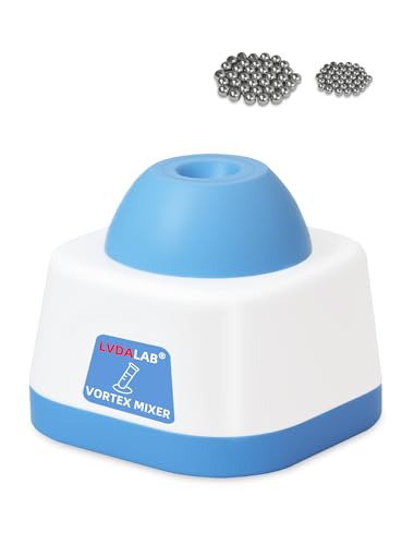 Mini Vortex Mixer, 3500RPM Nail Polish &amp; Paint Shaker, 120 Steel Balls-Blue