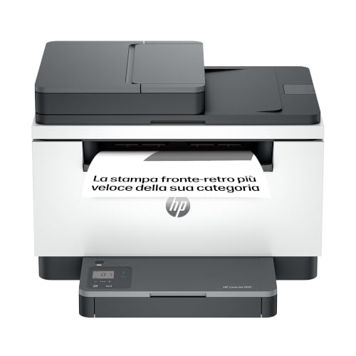 Migliori stampanti wireless HP LaserJet M234sdw 6GX01F, Stampante Multifunzione A4, Stampa Fronte e Retro Automatica in Bianco e Nero, 29 ppm, WiFi, Ethernet, USB, ADF, Smart, No Fax, Schermo LCD a icone, Grigia