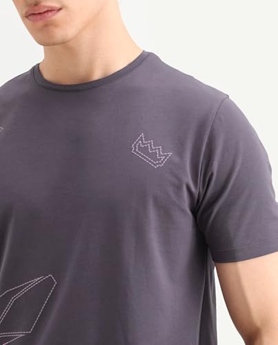 Image of Rare Rabbit Regular fit Plain t-Shirt