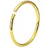 20g Surgical Steel Titanium Anodized Gold 5/16"Small Nose Ring Hoop - Nose Piercing Jewelry