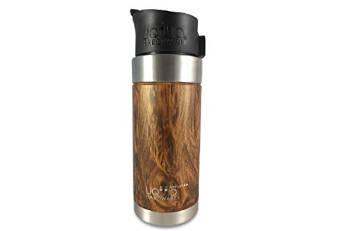 Líquido hardware Aurora: Viajes Taza de café doble pared de aislado al vacío de acero inoxidable a prueba de fugas sin BPA con tapa de cierre magnético rápido Stick