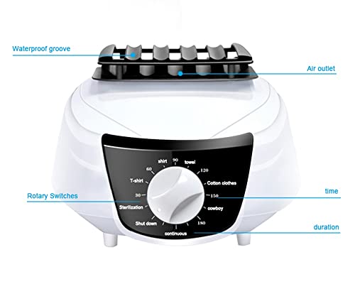 Elektrische wasdroger Knop drogen, Droger Hete lucht drogen Bescherming tegen oververhitting, energiebesparende natte… - Image 5