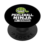 pickleball ninja in training - pickleball player dink popsockets popgrip intercambiabile
