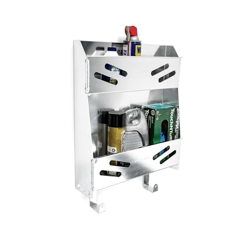 Black Boar Aluminum Small Storage Enclosed Trailer/Garage | Includes (2) Built-in Shelves and (2) Integrated Hooks | Durable Construction | Easy to Install (66115)