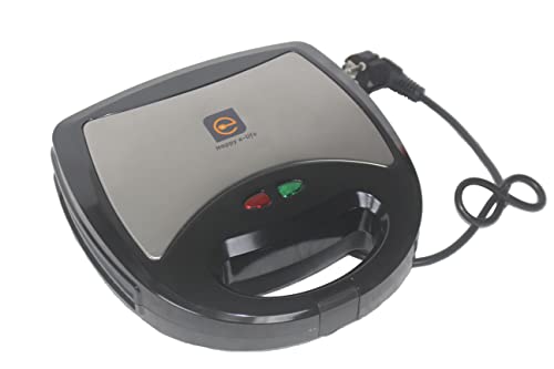 Portable Sandwich Maker Breakfast Machine With Non-Stick Plates, Led Indicator Lights, Cool Touch Handle #TOP7