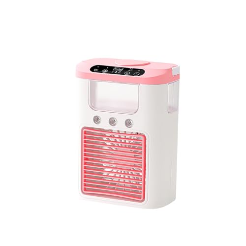 Aire acondicionado portátil, pulverizador doméstico, mini enfriador de aire, ventilador de atomización silencioso, ventilador de pulverización de escritorio, adecuado para dormitorios B