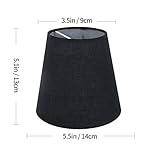 Zoom IMG-1 eastlion 5 inch paralume tessuto Zoom IMG-1 eastlion 5 inch paralume tessuto