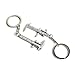Onsinic Mini Keychain Keyring Calibres Simulation Spéciale Modèle Diapo Règle Pendentif Porte-clés