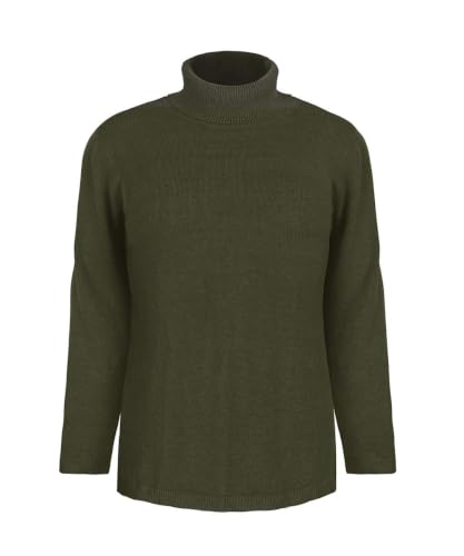 Image of TIYOMI Plus Size Sweater Tops for Women Turtleneck Warm Pullover XL-5XL