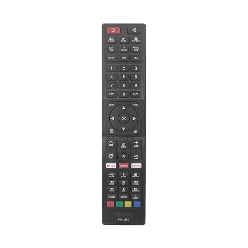 Image of 7SEVEN Compatible for JVC TV Remote Control Suitable for LCD LED Universal Remote Control for All Original Model of JVC Television with Netflix YouTube ESHARE Hotkeys