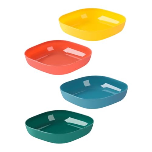 VINTORKY 8pcs Bone Salad Small Plates Appetizer Serving Plate Jewelry Plate Serving Trays Snack Tray for Jewelry Trays Jewlery Tray Condiment Tray Food Plate Fruit Plates re-usable