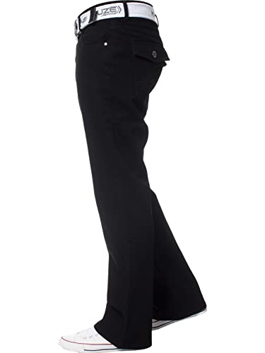 Kruze Jeans da uomo a gamba larga svasata in denim...