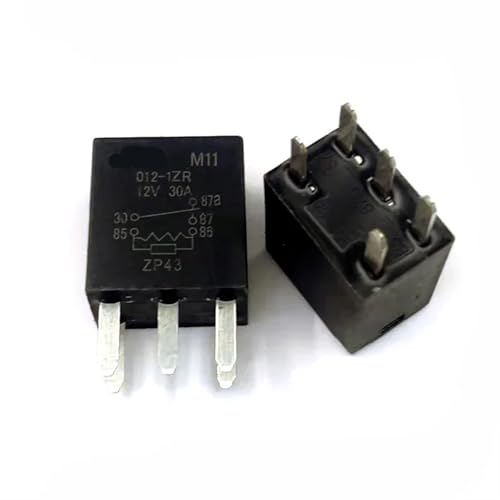 Relais 12V 30A M11 012-1ZR commutateur haute durabilité DC12V 5PIN 10Pcs