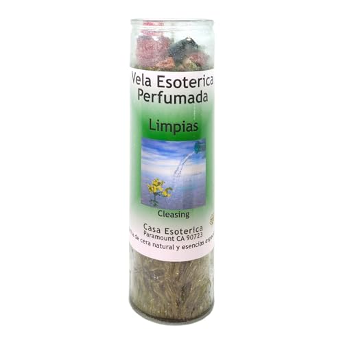Cleansing-Palm Wax Spiritual Intention Spell Candle-[Green] | Vela CASA ESOTERICA PERFUMADA- (LIMPIAS)