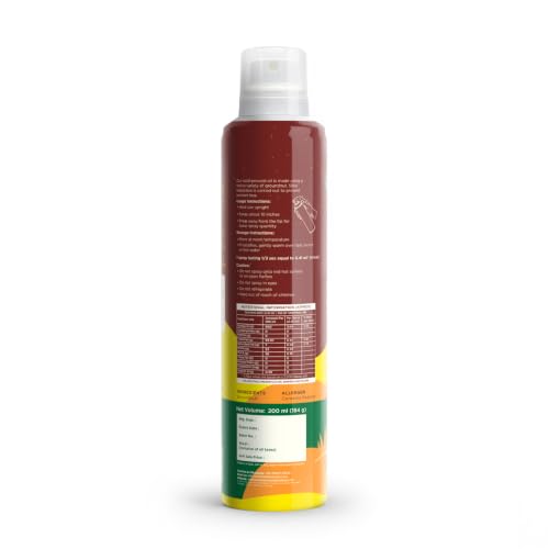 Image of TWO BROTHERS INDIA FARMS Groundnut Oil Spray, Made Using Gunghroo peanuts | 4 cal per spray | Cold-Pressed And Single-Filtered Oil For Cooking | Unrefined Oil | Lowers Cholesterol