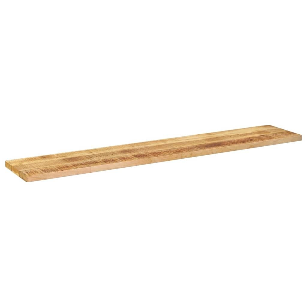 vidaXL Tischplatte, Holzplatte für Esstisch Couchtisch, Massivholzplatte Rustikales Design, Ersatztischplatte, 160x40x3,8cm Rechteckig Raues Massivholz Mango