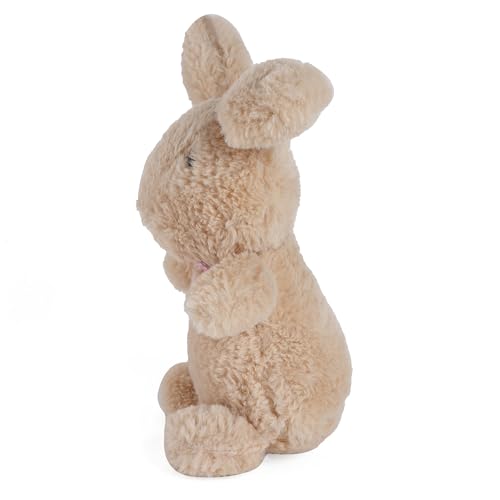Image of Fuzzbuzz Huggable Bunny Soft Toy 25 cm - Cute Beige Plush Stuffed Animal for Kids 2+ Years, Adorable Plushie Gift for Girls & Boys, Cuddly Nursery Decor Plush, Birthday Gift Collectible Toy