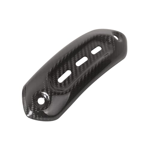 Couvercle protection thermique échappement carbone Ducati Hypermotard contre la chaleur