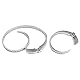 QWORK® 10 Stück Universal Achsmanschetten Schellen - Edelstahl - 20 bis 50 mm und 50 bis 120 mm